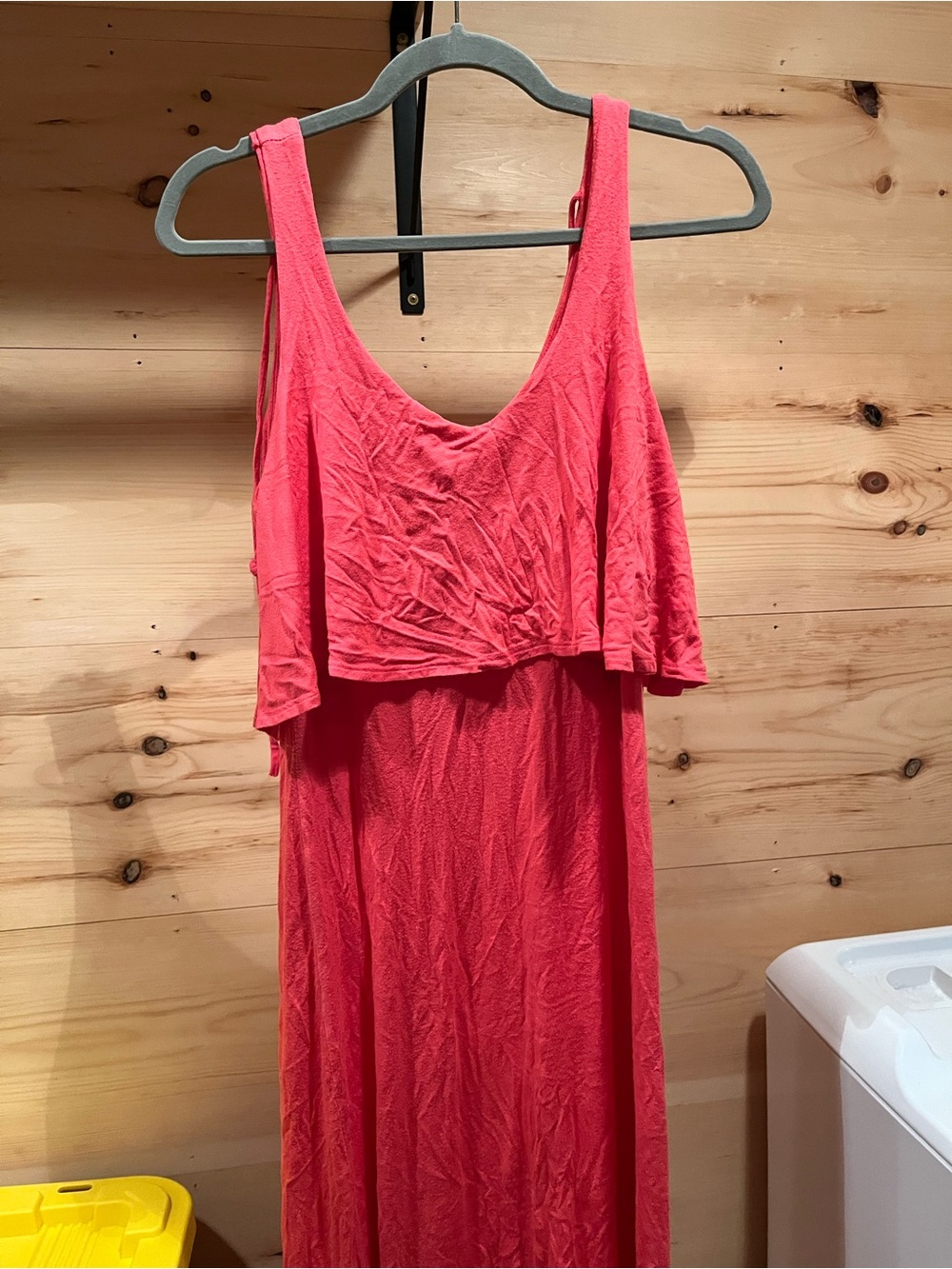 Rolla Coster Coral-Pink Sleeveless Maxi Dress